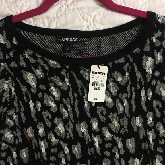 Print sweater dress - Picture 3 of 3